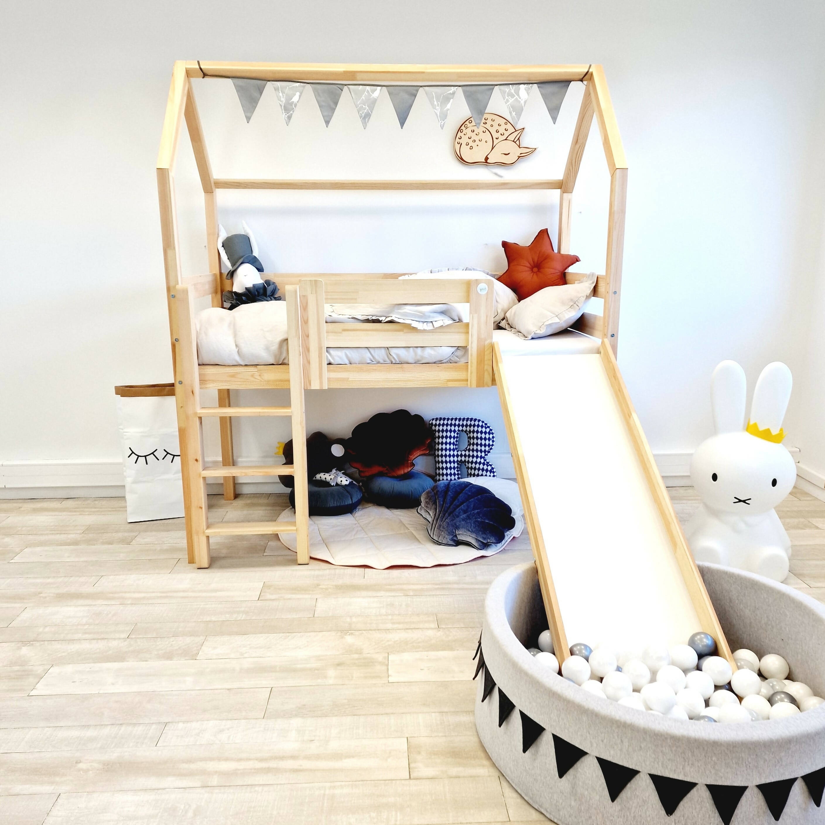 Cama Montessori Evolutiva Cabaña