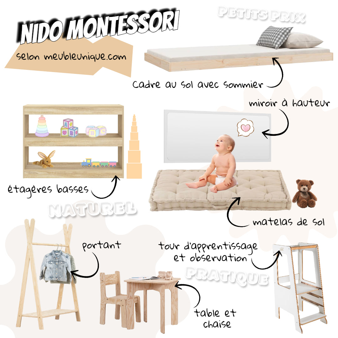 Nido Montessori : Un espace dédié à l'éveil de bébé