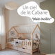 Idées de ciel de lit cabane facile pour chambre d'enfant