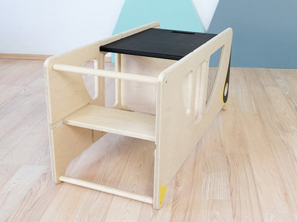 Montessori Pingouin 4 in 1 Lernturm