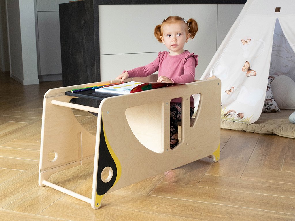 Montessori Pingouin 4 in 1 Lernturm