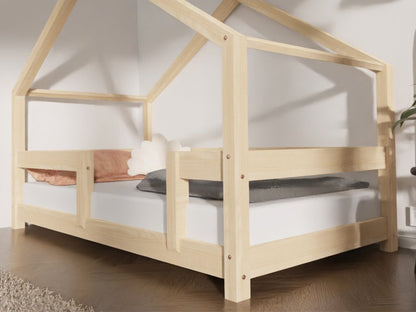 Cama de cabine com barreiras de sorte duplas