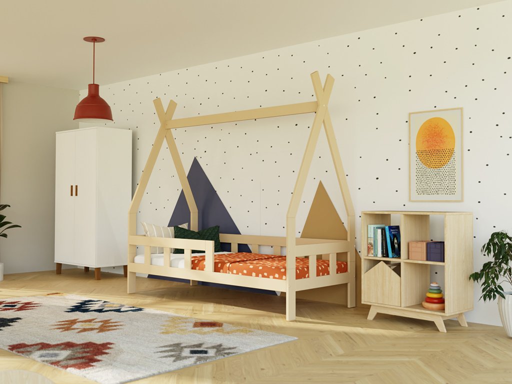 Montessori Montessorive Fened Fence 4 en 1 cama