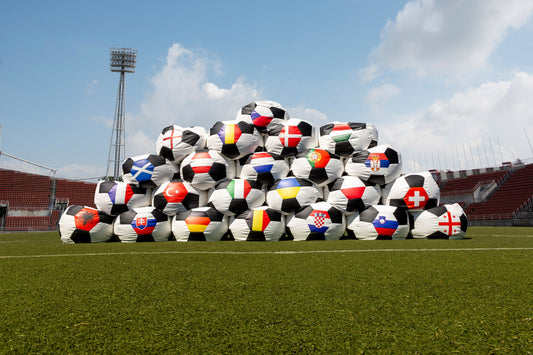 Pouf Géant Soccer ballon de Foot Nations d'Europe