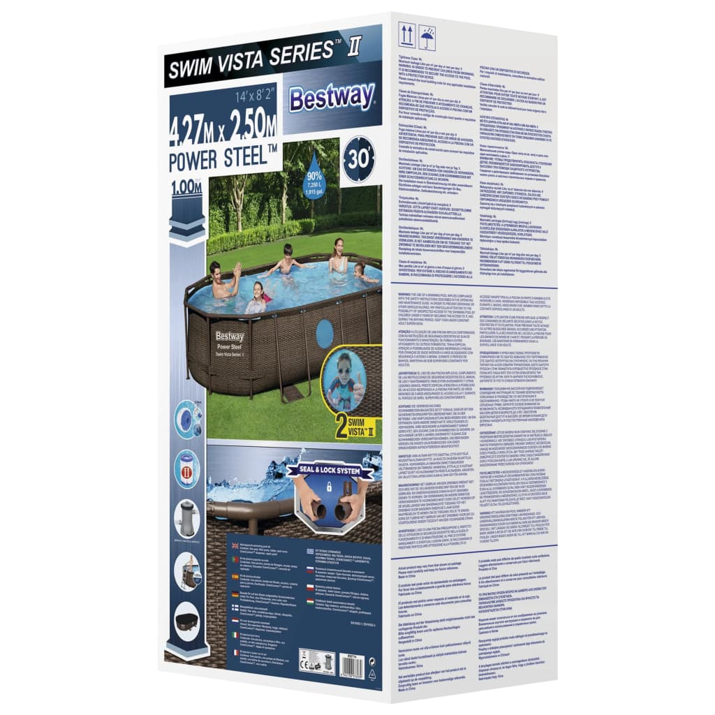 Bestway Power Steel swimming pool set 427x250x100 cm