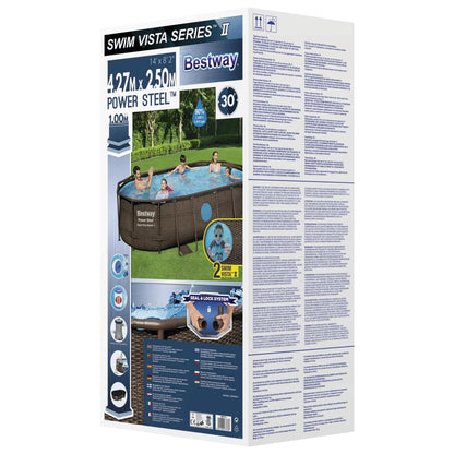 Bestway Power Steel swimming pool set 427x250x100 cm