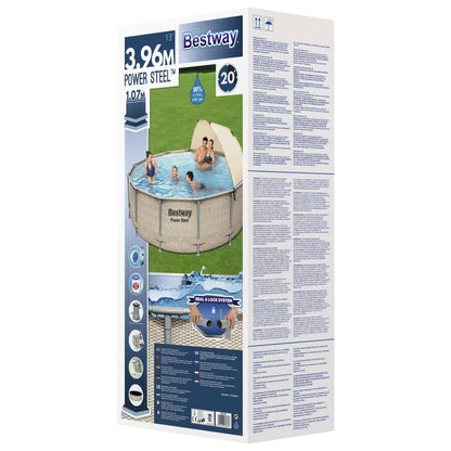 Bestway pool set with Power Steel awning 396x107 cm