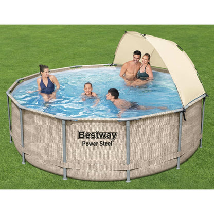 Bestway pool set with Power Steel awning 396x107 cm