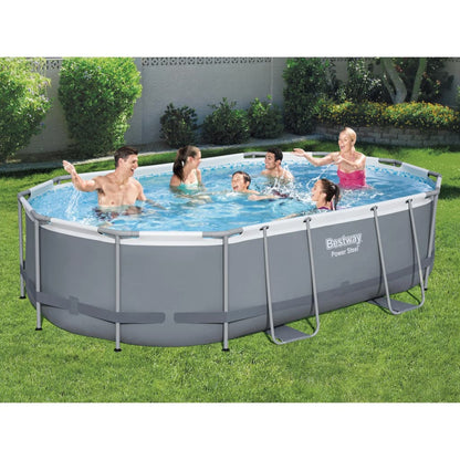 Bestway Power Steel Oval swimming pool set 488x305x107 cm