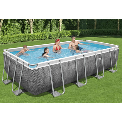 Bestway Power Steel Rectangular Pool Set 549x274x122 cm