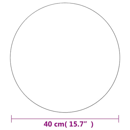 Espejo de pared 40 cm de vidrio redondo