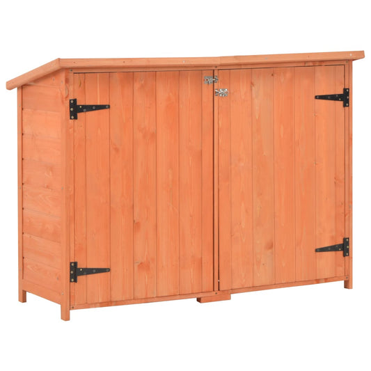 Garden storage shelter 120x50x91 cm wood