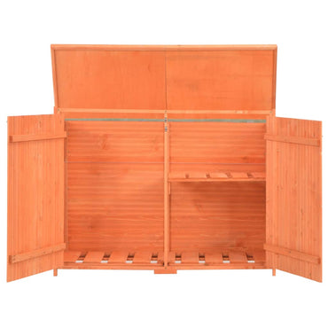 Garden storage shelter 120x50x91 cm wood