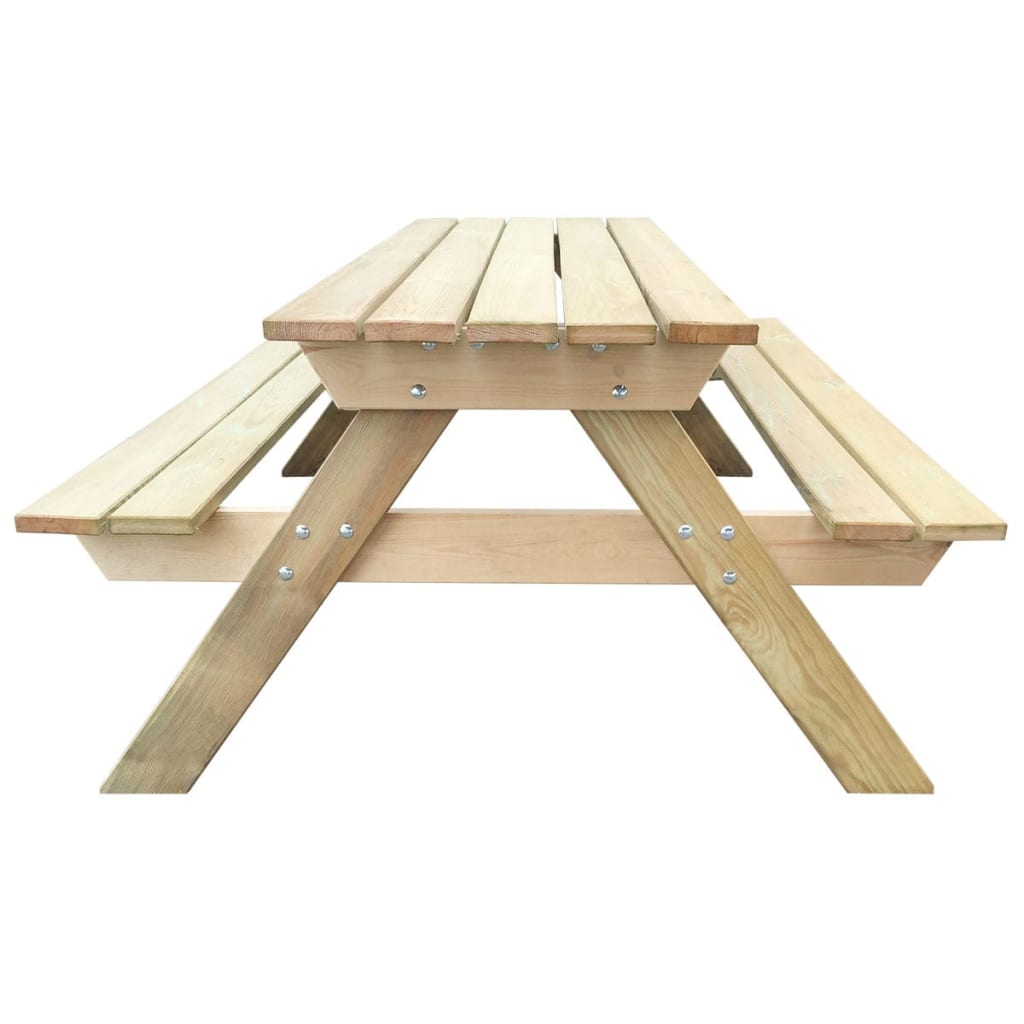 Mesa de picnic de madera