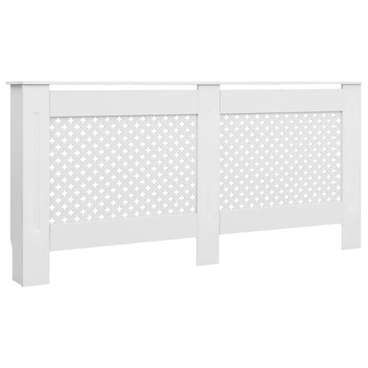 Tampa do radiador branco 172x19x81.5 cm mdf