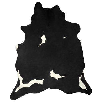 Carpet in real black and white cowhide 150 x 170 cm