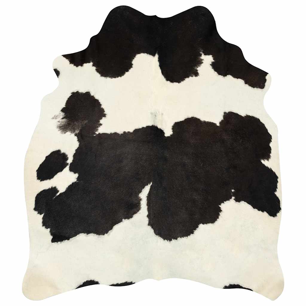 Carpet in real black and white cowhide 150 x 170 cm