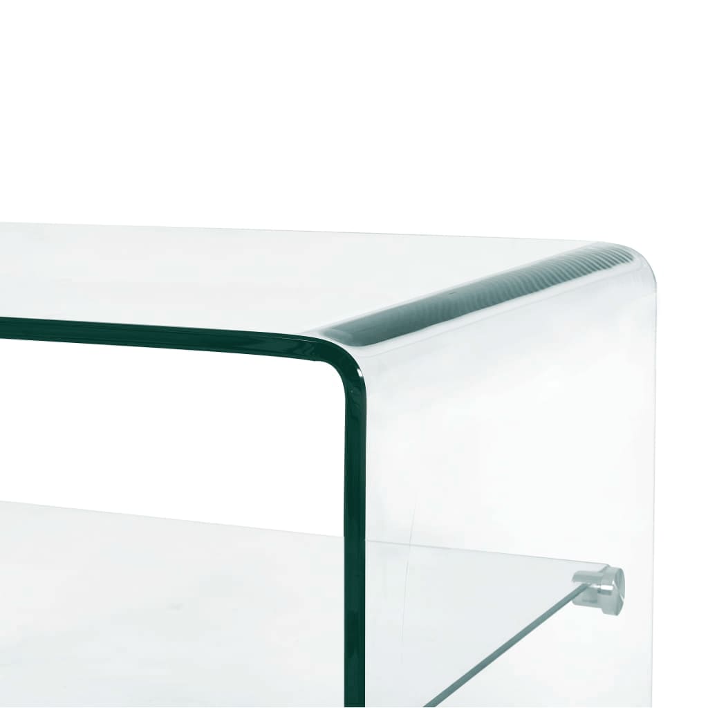 Table basse Clair SMILE M Verre trempé