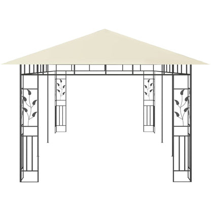 Pergola con 6x3x2,73 m Crema Mosquito Net