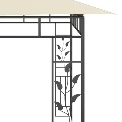 Pergola con 6x3x2,73 m Crema Mosquito Net