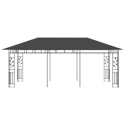 Pergola con zanzara netta 6x3x2,73 M Antracite