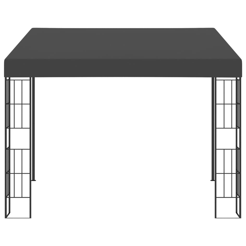 3x3 m Antracite Taber Wall Belvedere