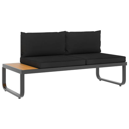 SOFA ANGOLA DEL GARDEN SEATER con cuscini in alluminio WPC