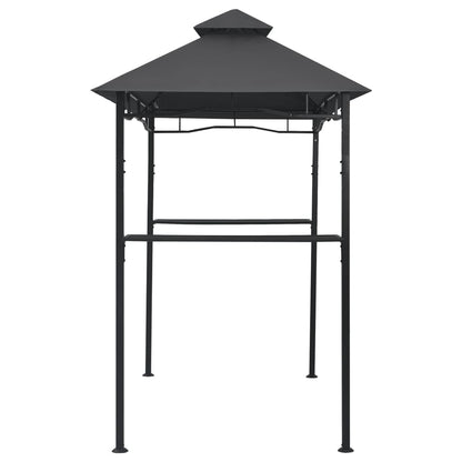 Belvédère de barbecue 240x150x255 cm Anthracite Acier