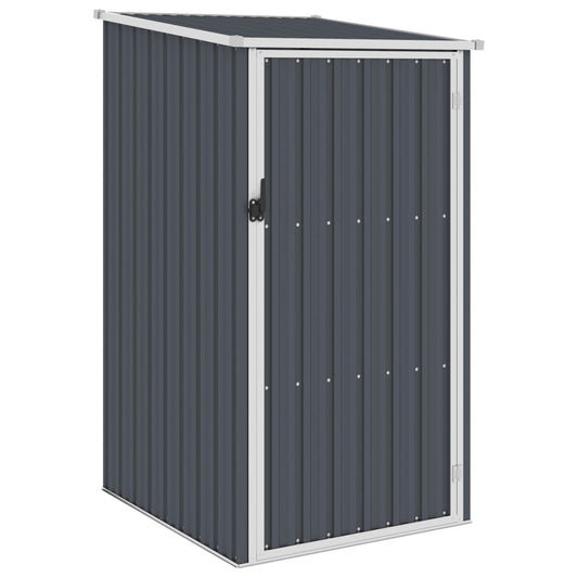 Antracite Garden Shed 87x98x159 cm de aço galvanizado