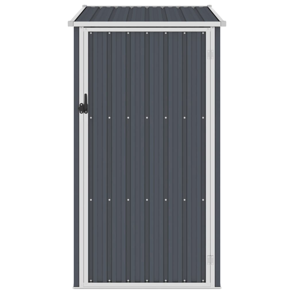 Antracite Garden Shed 87x98x159 cm de aço galvanizado