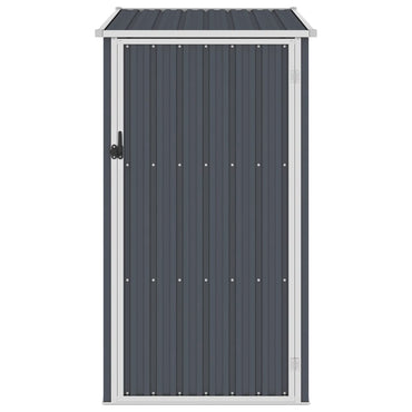 Antracite Garden Shed 87x98x159 cm de aço galvanizado