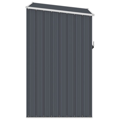 Antracite Garden Shed 87x98x159 cm de aço galvanizado