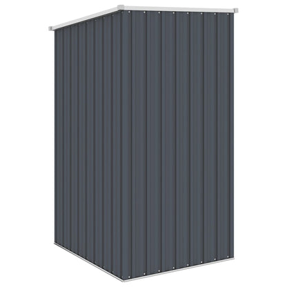 Antracite Garden Shed 87x98x159 cm de aço galvanizado