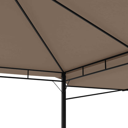 Estensione Belvedere e doppi tetti 3x3x2,75 m Taupe 180g/m²