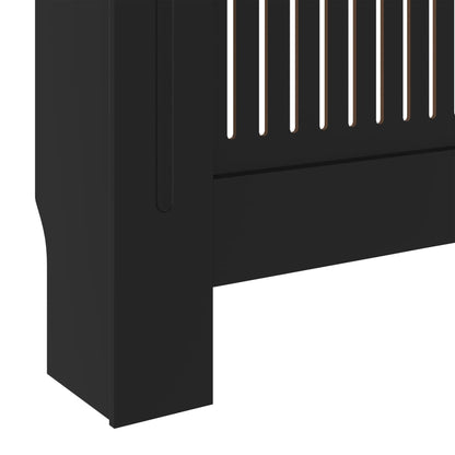 Cache-radiateur MDF Noir 205 cm