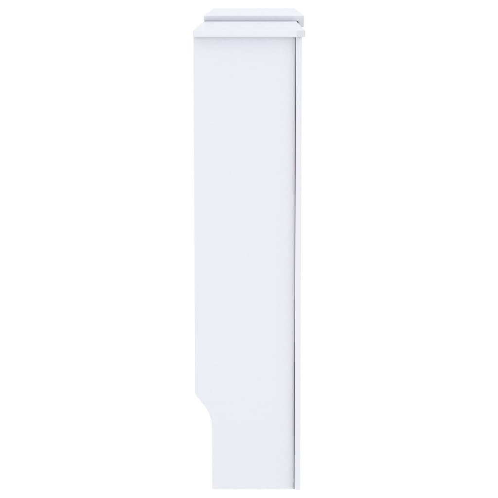 White MDF Radiator 205 cm