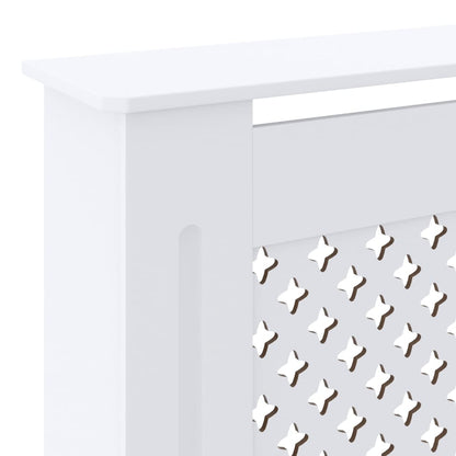 White MDF Radiator 205 cm