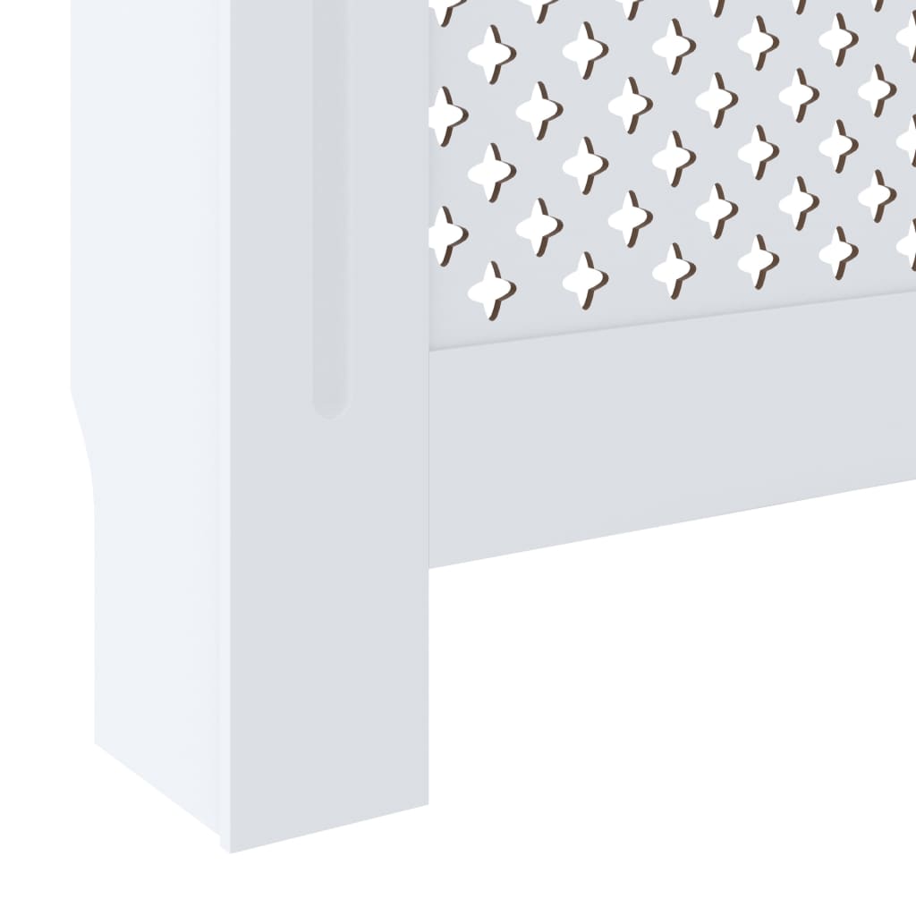 White MDF Radiator 205 cm