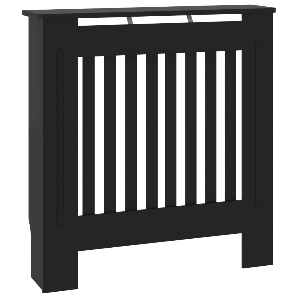 Cache de radiador MDF negro 78 cm