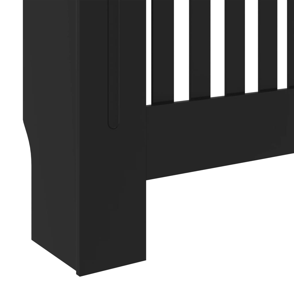 Black MDF Radiator Cache 78 cm