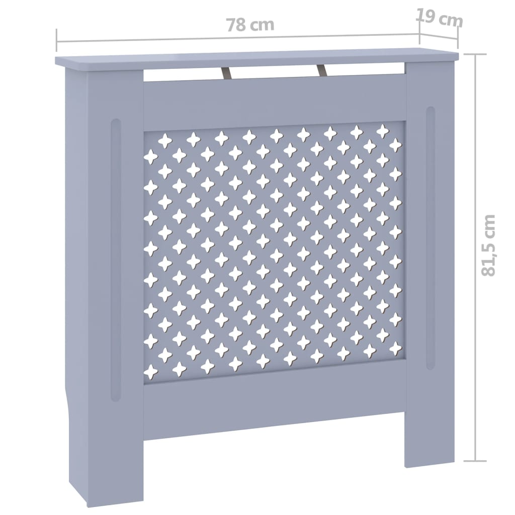 MDF Gray 78 cm MDF -Cache