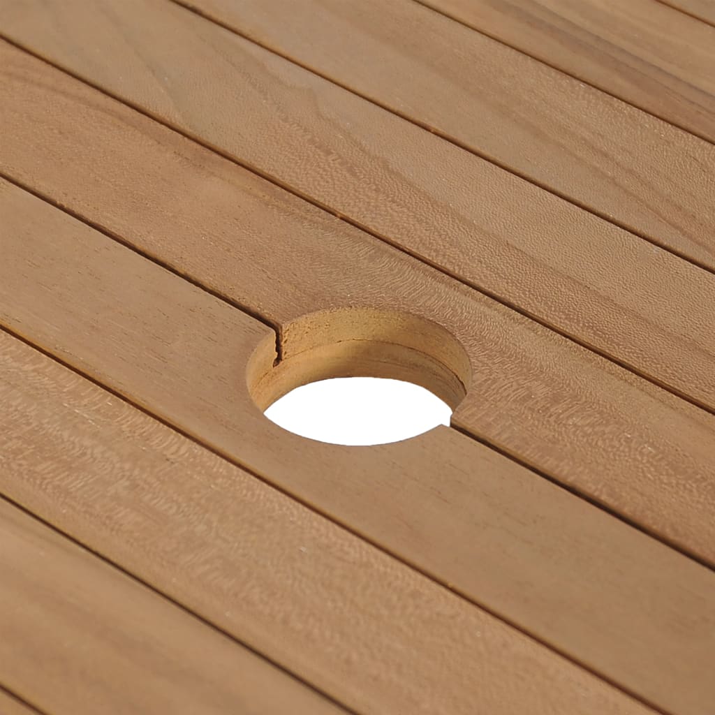 Armadio del bagno in teak solido con lavandini in marmo nero