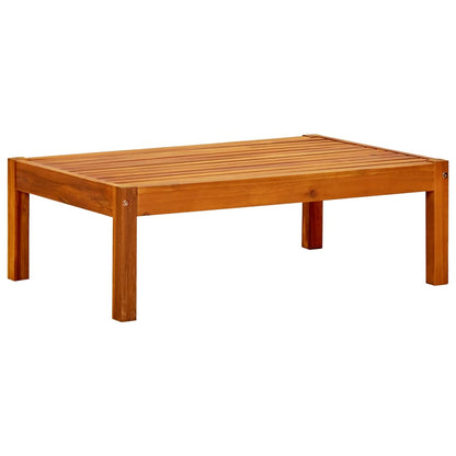 Garden bench with awning and solid acacia wood