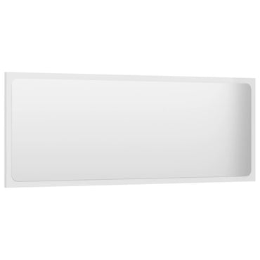 Miroir sur support Blanc brillant MONTI 100cm