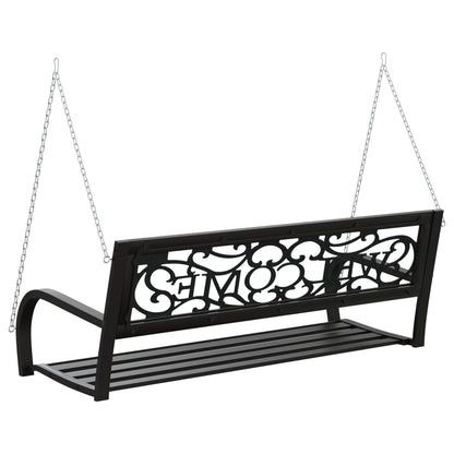 Garden switch 125 cm Steel and black plastic