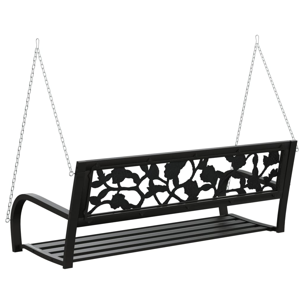 Garden switch 125 cm Steel and black plastic