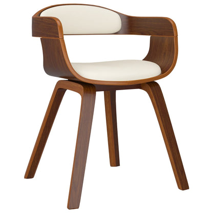 Similar and curved wood dining chair