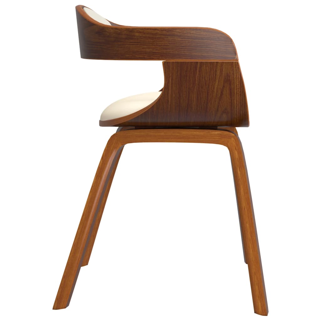 Similar and curved wood dining chair