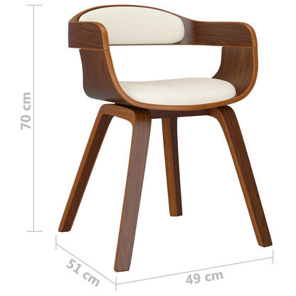 Similar and curved wood dining chair