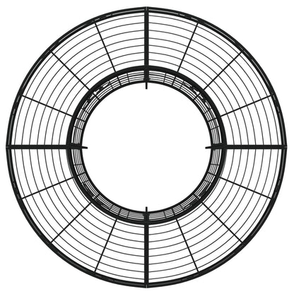 Banco circular Ø137 cm de aço preto Ø137 cm